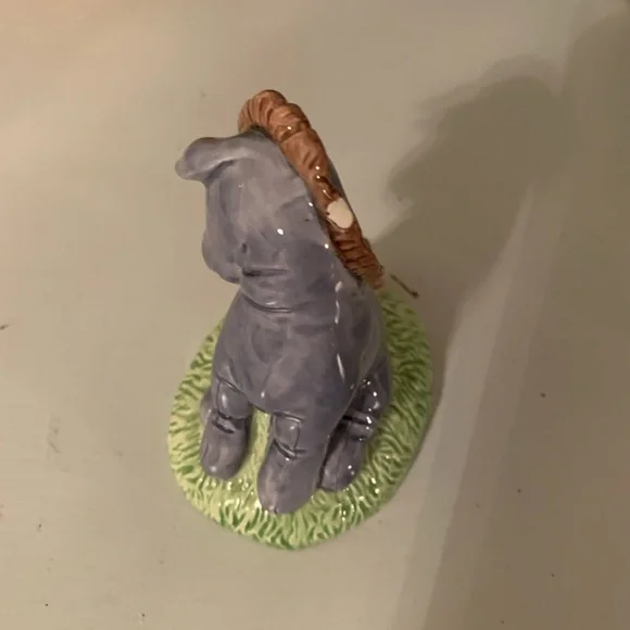 Vintage Disney Charpente Winnie the Pooh Eeyore Donkey Sitting on Grass